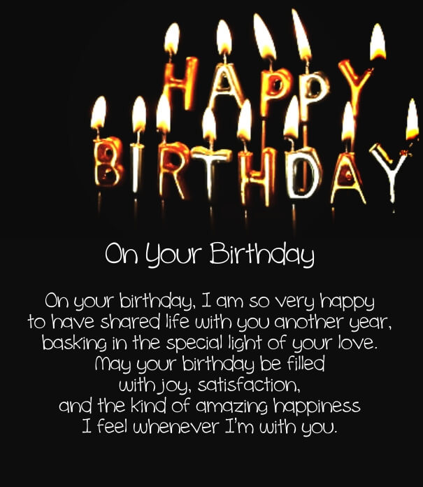 Short Happy Birthday Quotes
 12 Happy Birthday Love Poems for Her & Him with