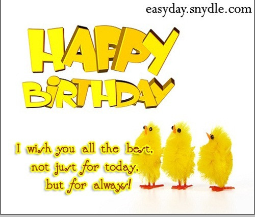 Short Happy Birthday Wishes
 birthday messages Easyday
