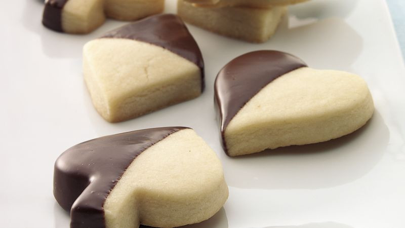 Shortbread Cookies Dipped In Chocolate
 Chocolate Dipped Shortbread Cookies recipe from Betty Crocker