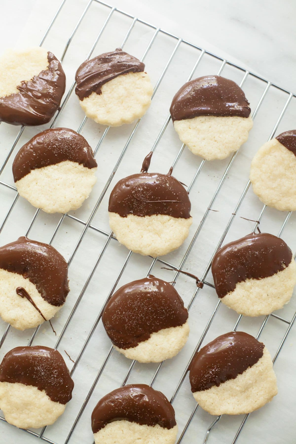 Shortbread Cookies Dipped In Chocolate
 Small Batch Chocolate Dipped Shortbread Cookies