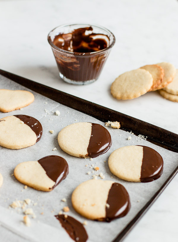 Shortbread Cookies Dipped In Chocolate
 Chocolate Dipped Shortbread Cookies Pretty Simple Sweet