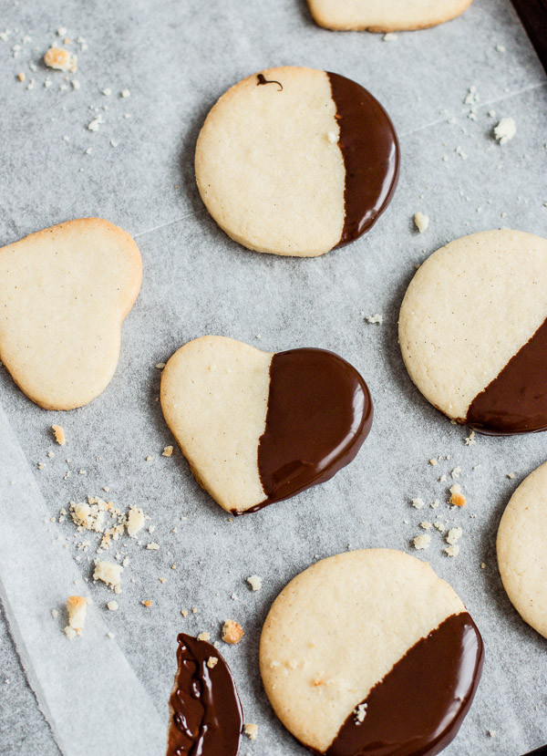 Shortbread Cookies Dipped In Chocolate
 Chocolate Dipped Shortbread Cookies Pretty Simple Sweet