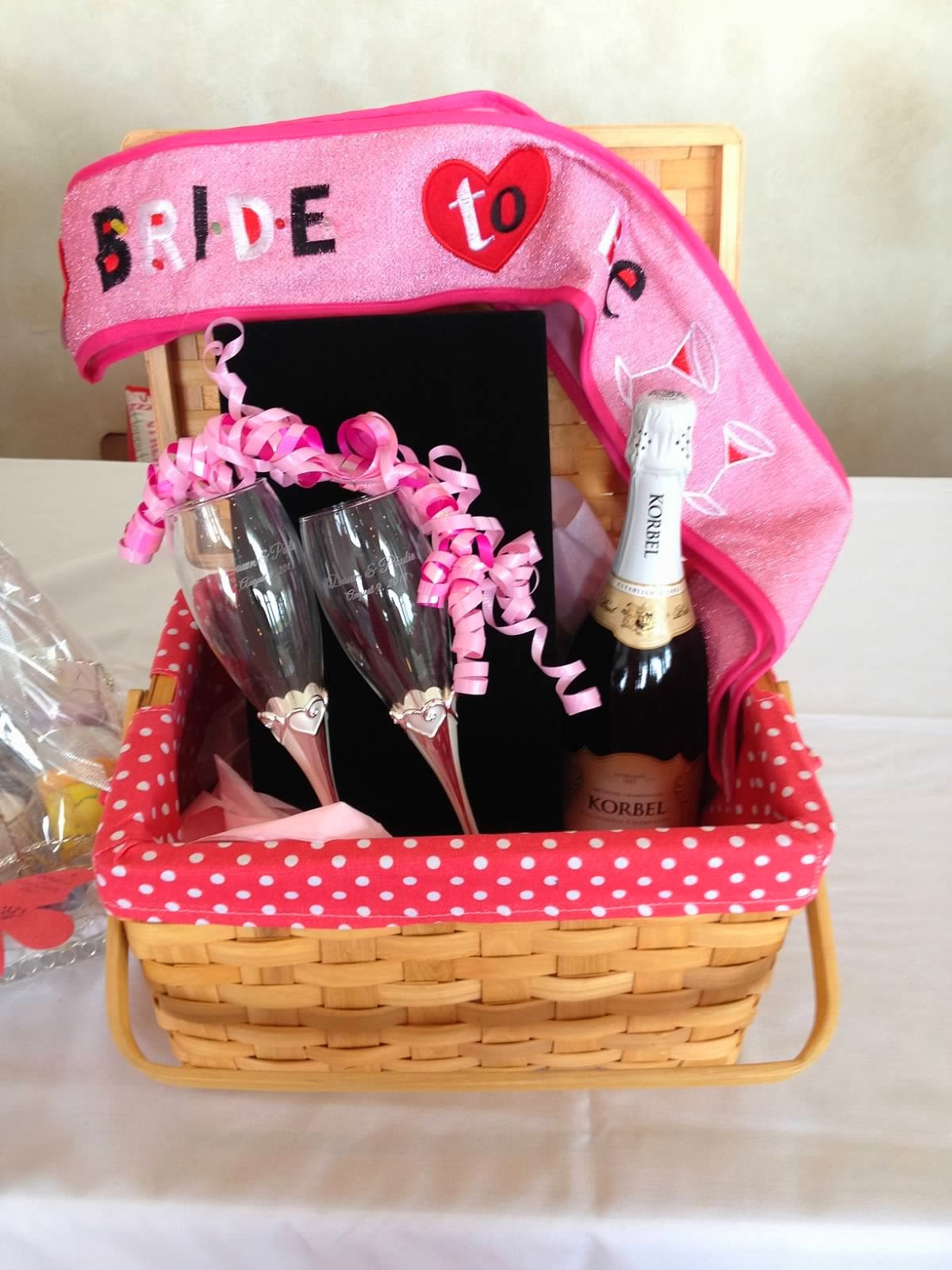 Shower Gift Basket Ideas
 2 Girls 1 Year 730 Moments to Wedding Wednesdays