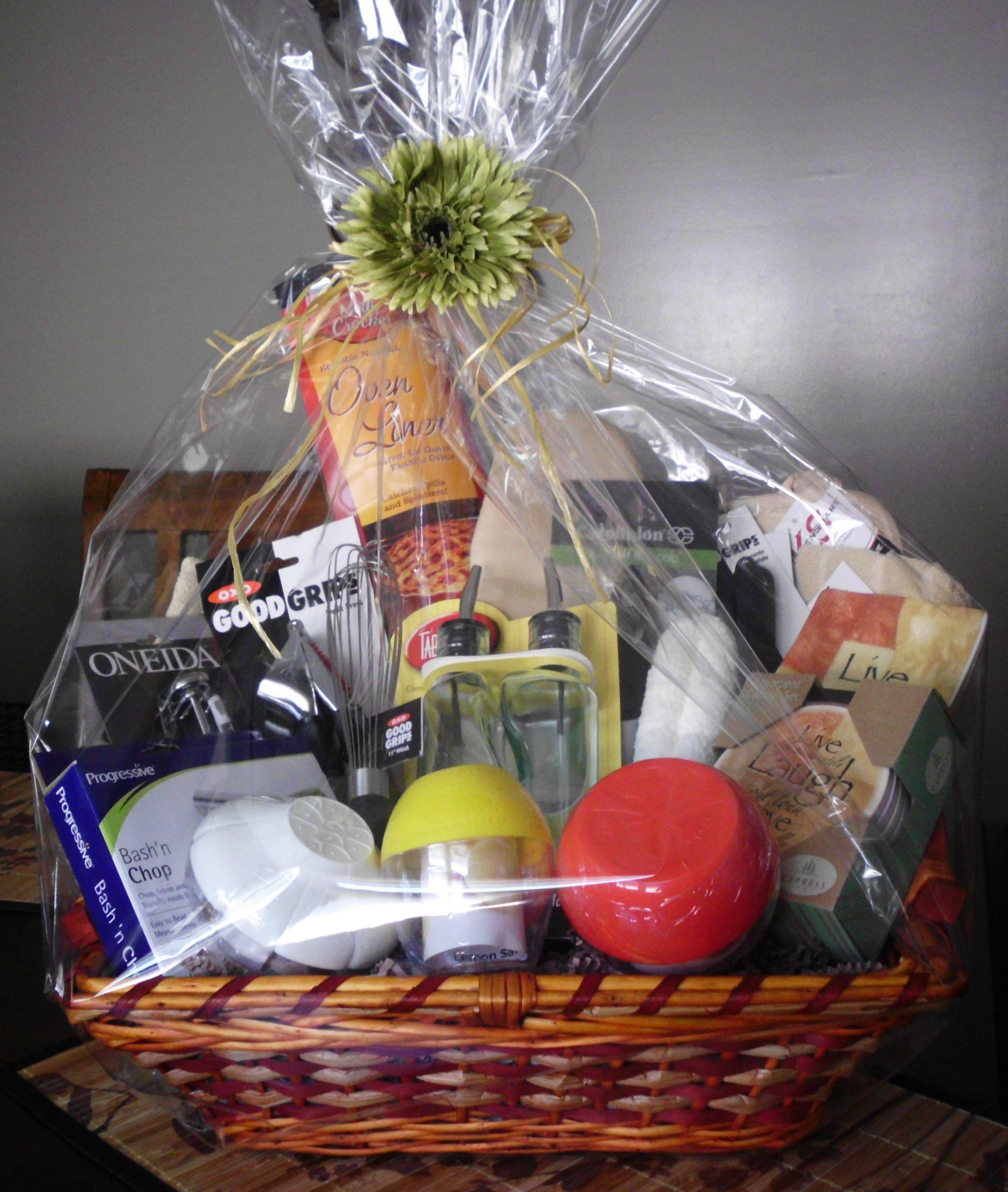 Shower Gift Basket Ideas
 Bridal Shower Gift Basket Wrapped