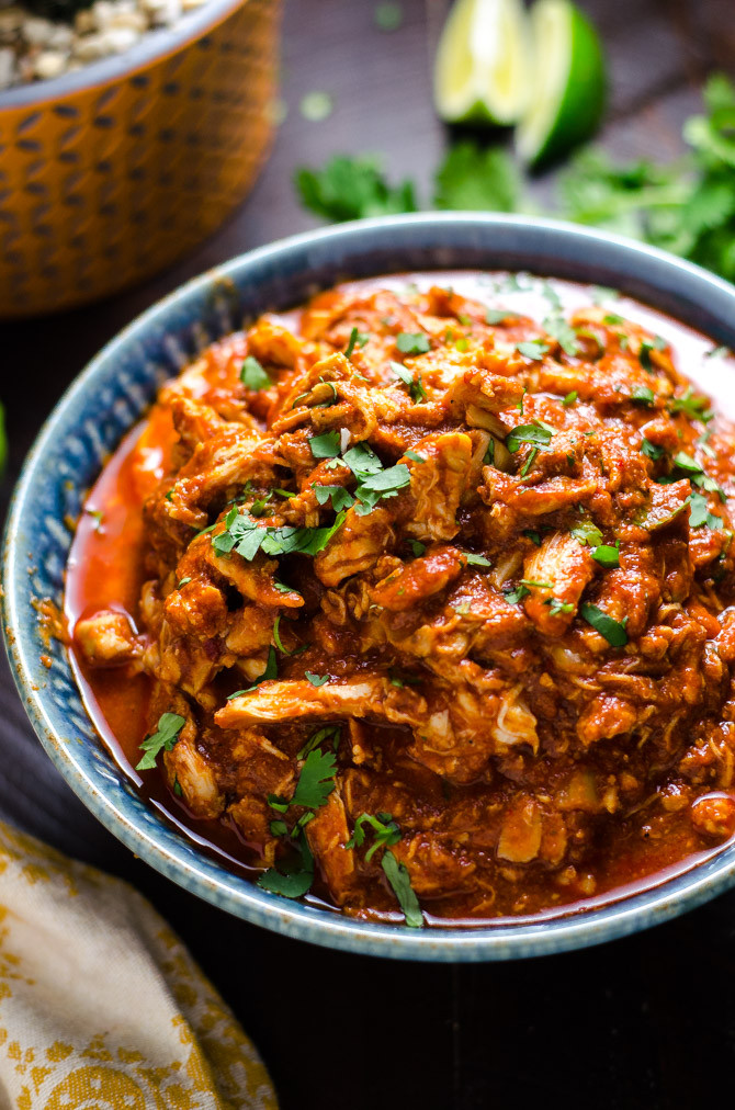 Shredded Chicken Thighs Slow Cooker
 Slow Cooker Spicy Shredded Mexican Chicken Host The Toast