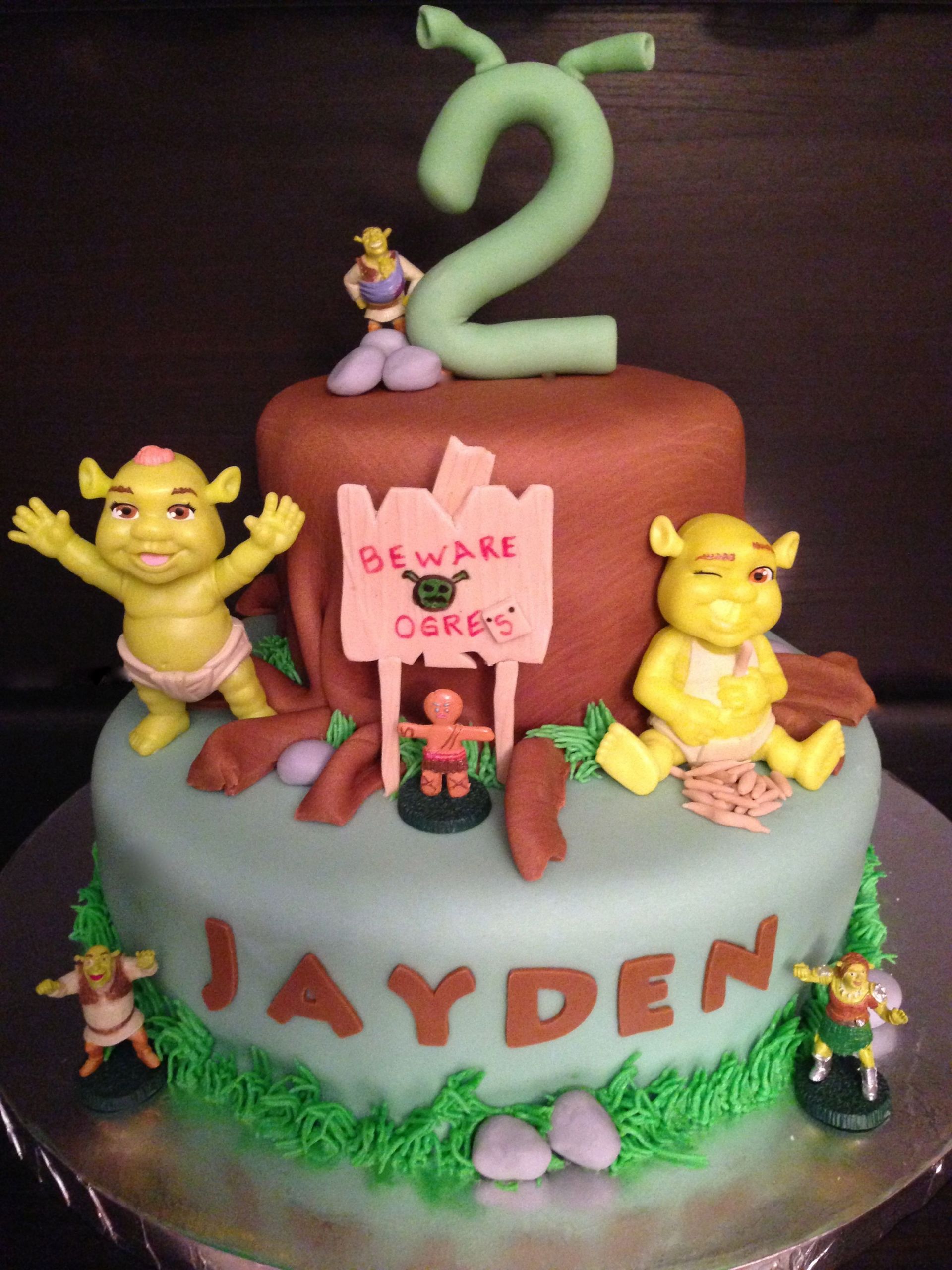 Shrek Birthday Cake
 Shrek birthday cake