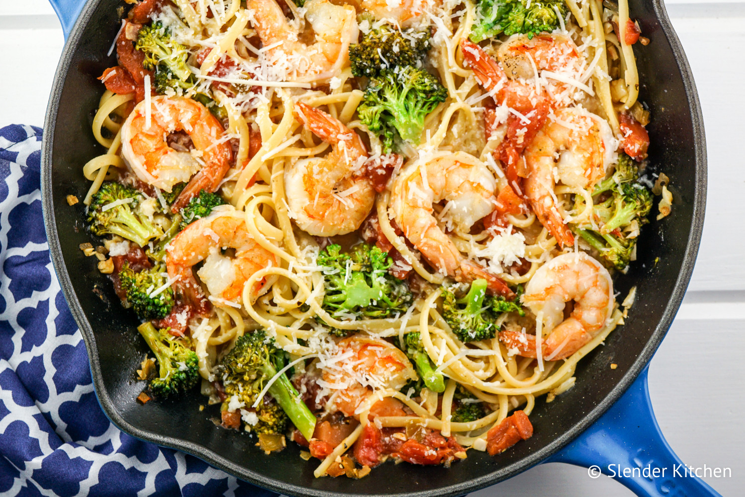 Shrimp And Broccoli Pasta
 Lemon and Broccoli Pasta with Shrimp Slender Kitchen