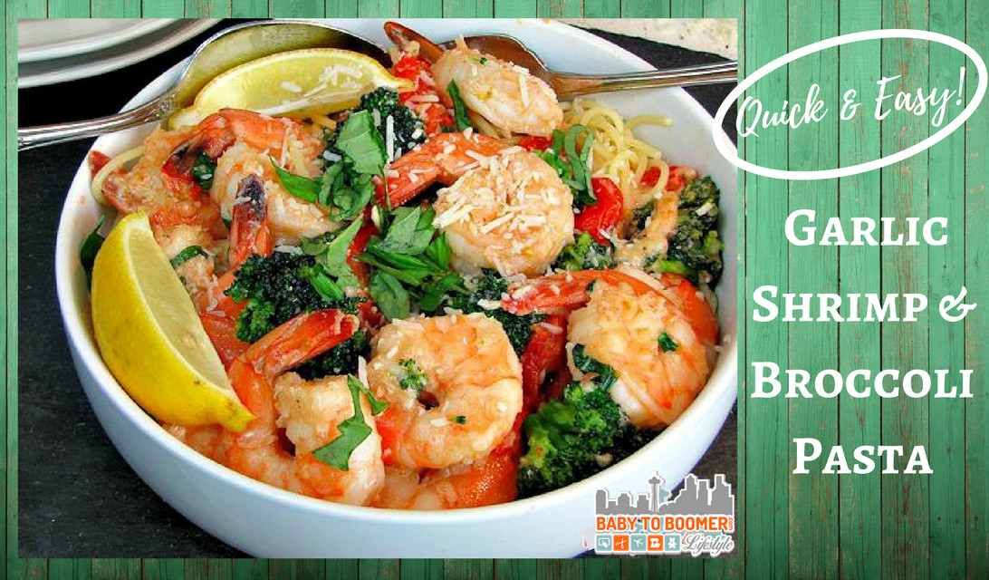 Shrimp And Broccoli Pasta Recipe
 Dinner Ideas Easy Garlic Shrimp and Broccoli Pasta