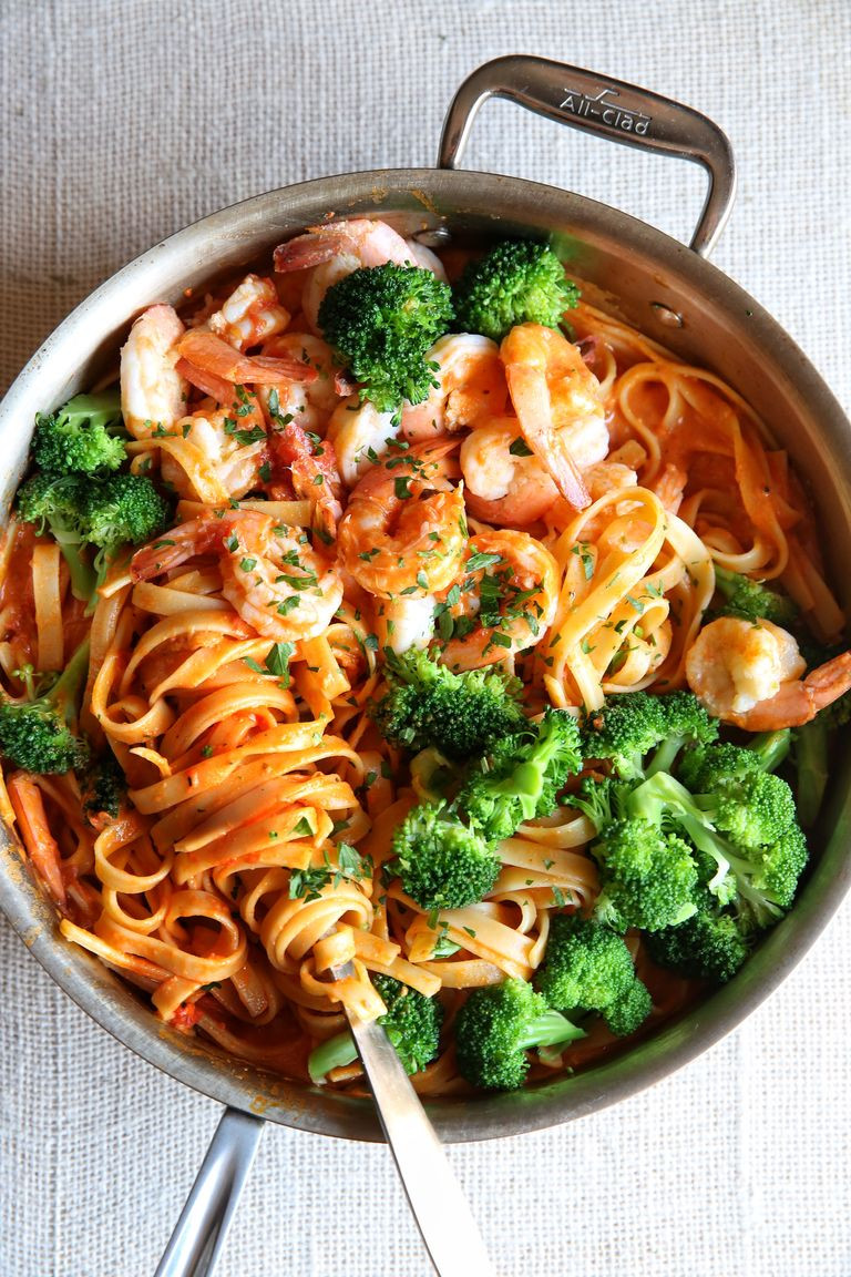Shrimp And Broccoli Pasta Recipe
 21 Easy Shrimp Pasta Recipes Best Pasta Dishes With