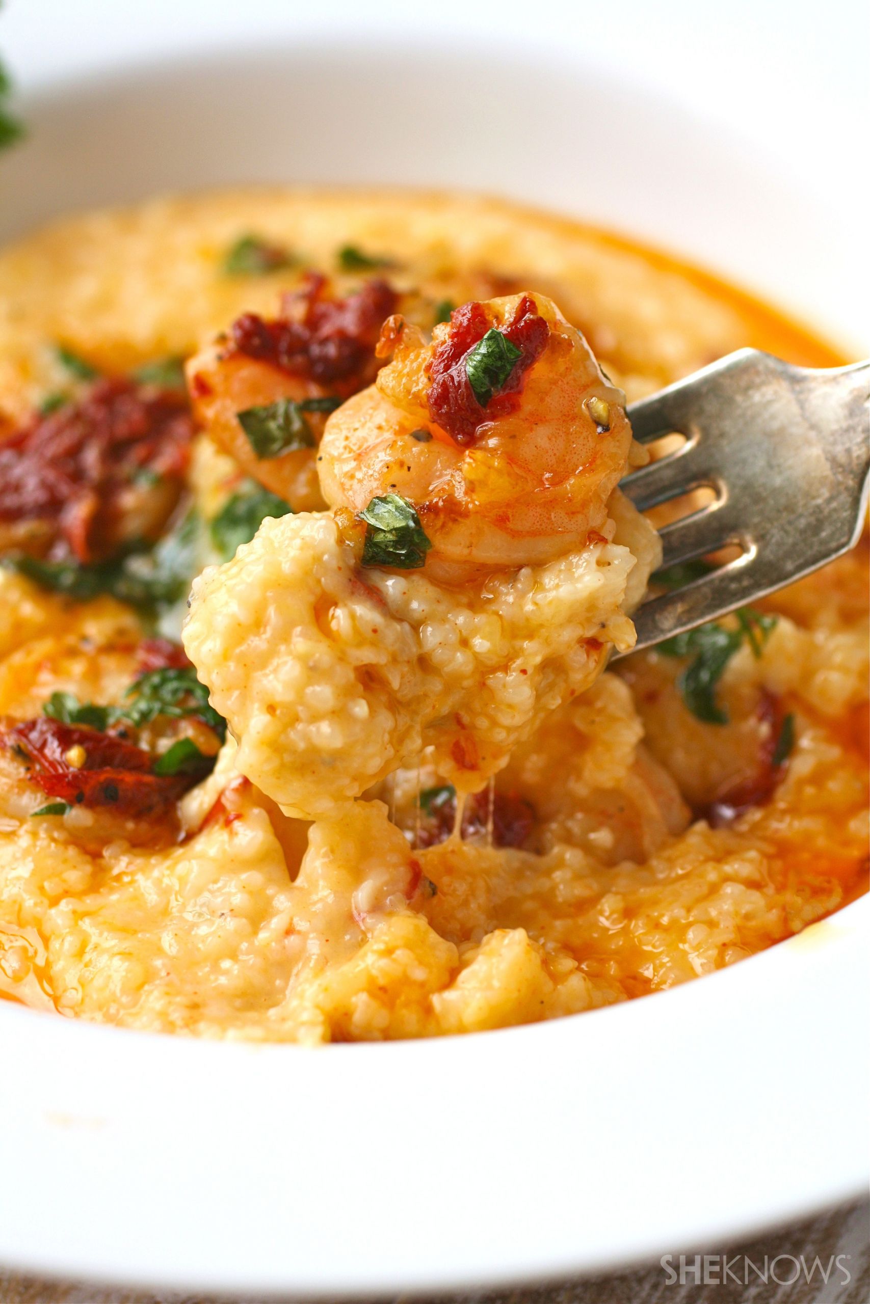Shrimp And Cheese Grits Recipe
 Sunday dinner Cheesy shrimp and grits