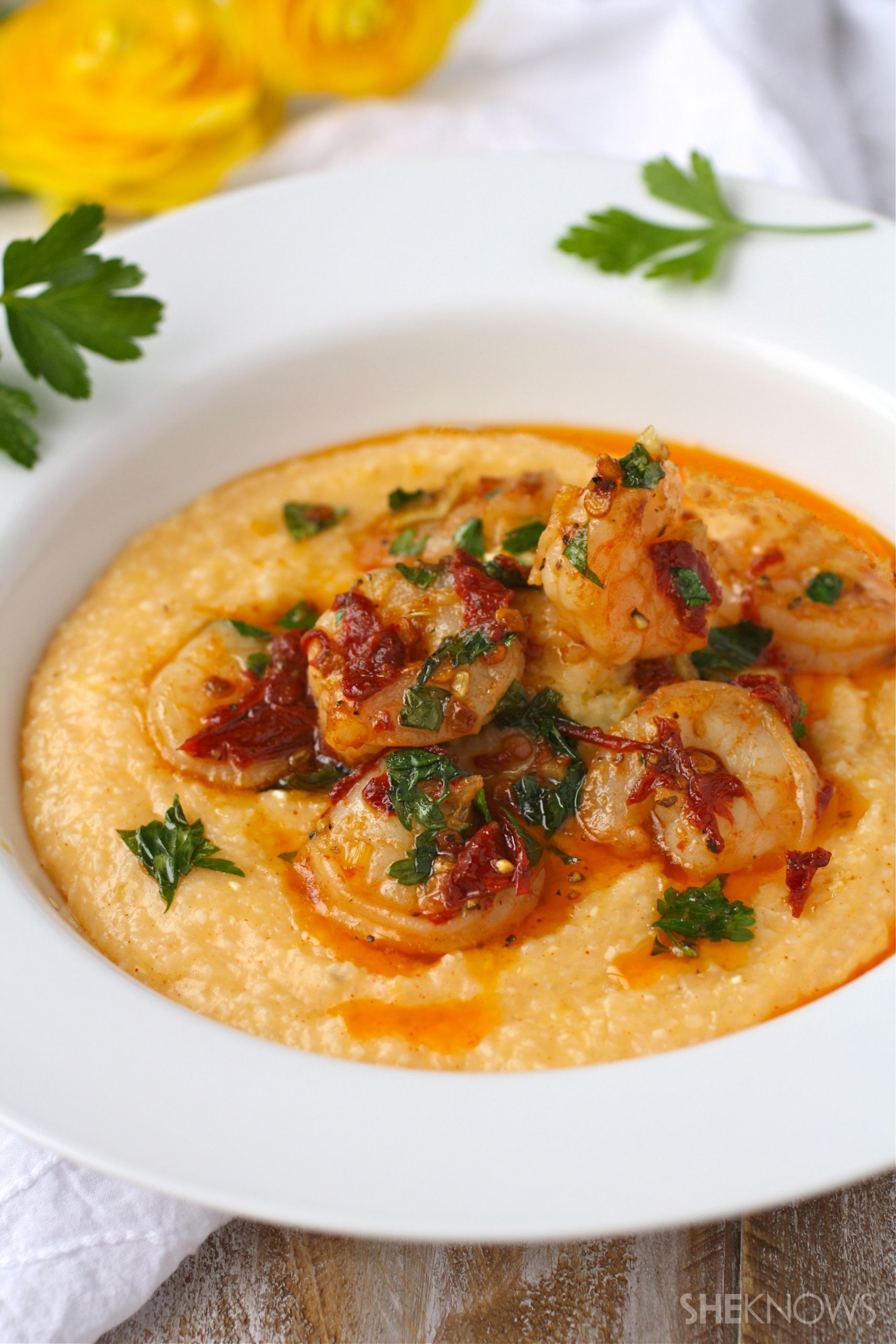 Shrimp And Cheese Grits Recipe
 Sunday dinner Cheesy shrimp and grits