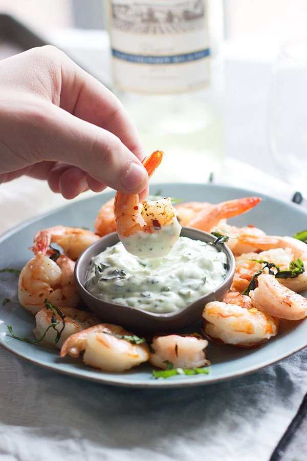 Shrimp Cocktail Dipping Sauces
 Shrimp "Cocktail" with Basil Dipping Sauce Cooking for Keeps