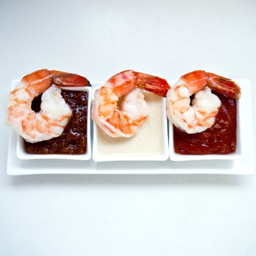 Shrimp Cocktail Dipping Sauces
 Shrimp Cocktail With Dipping Sauces