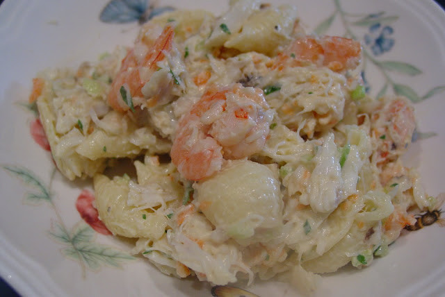 Shrimp Crab Pasta
 CRAB RECIPES A REALLY GOOD CRAB SHRIMP PASTA SALAD