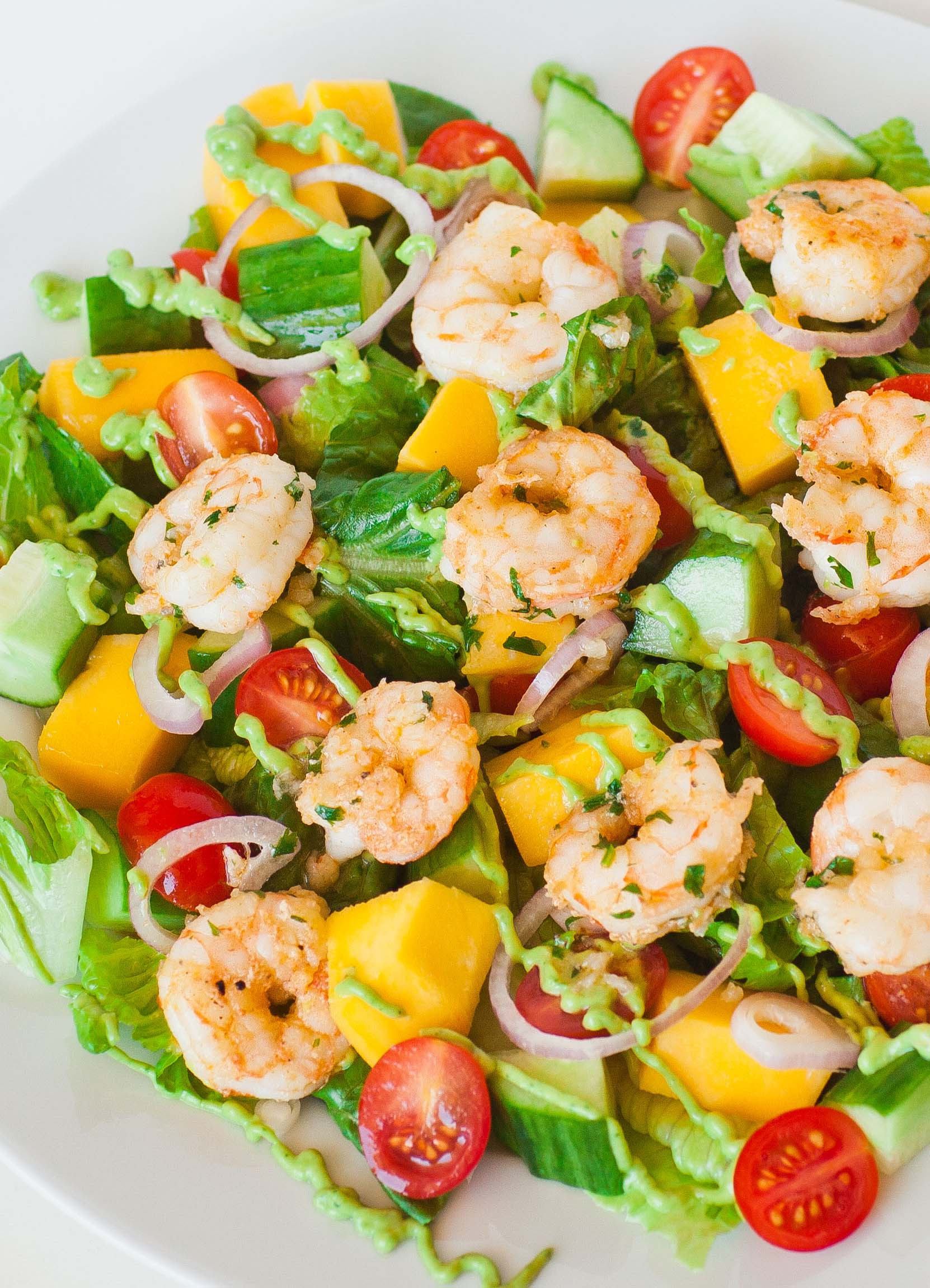 Shrimp Salad Dressing
 Shrimp Salad with Avocado Dressing Tatyanas Everyday Food