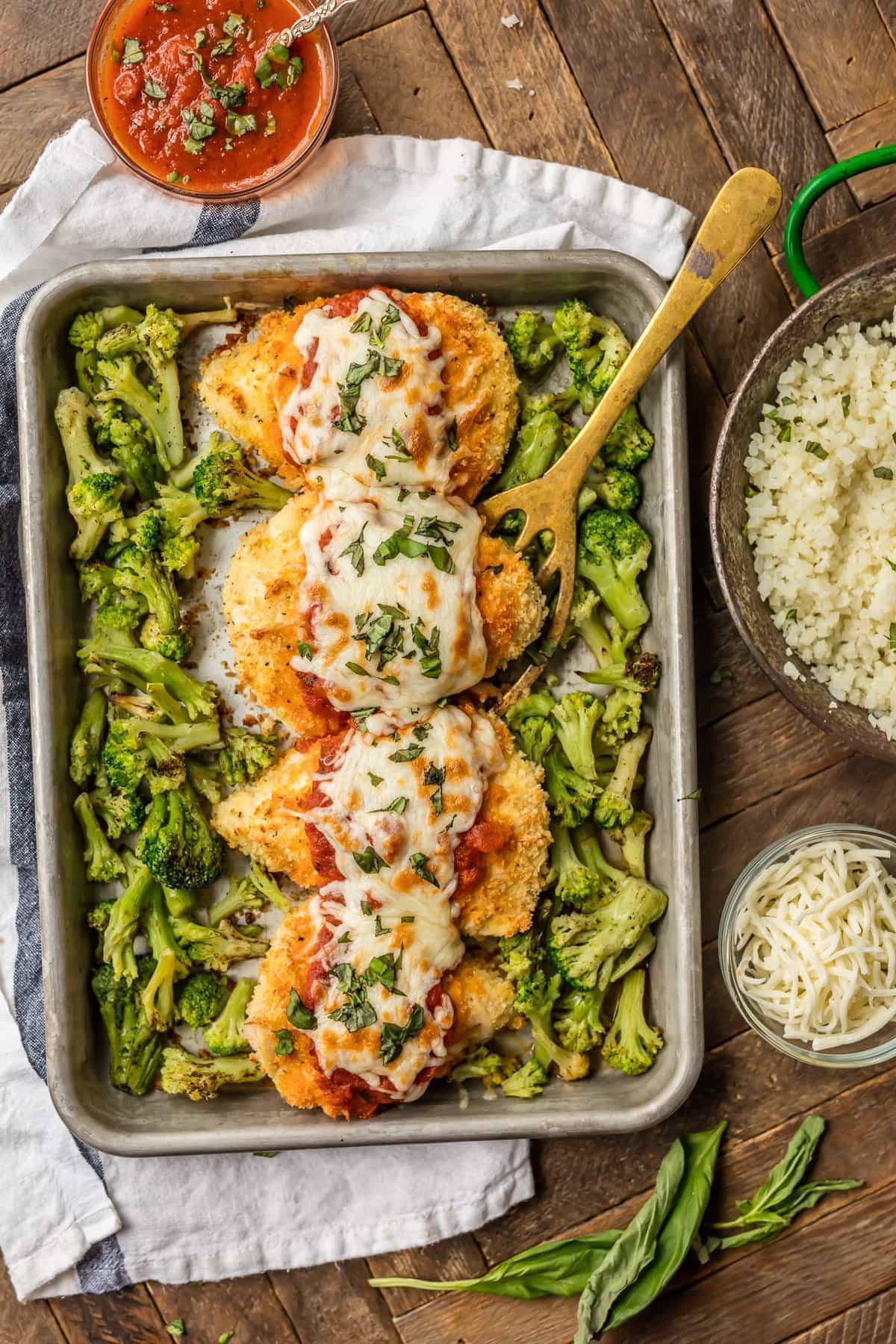 Side Dishes For Chicken Parmesan
 Baked Chicken Parmesan Recipe Easy Chicken Parmesan