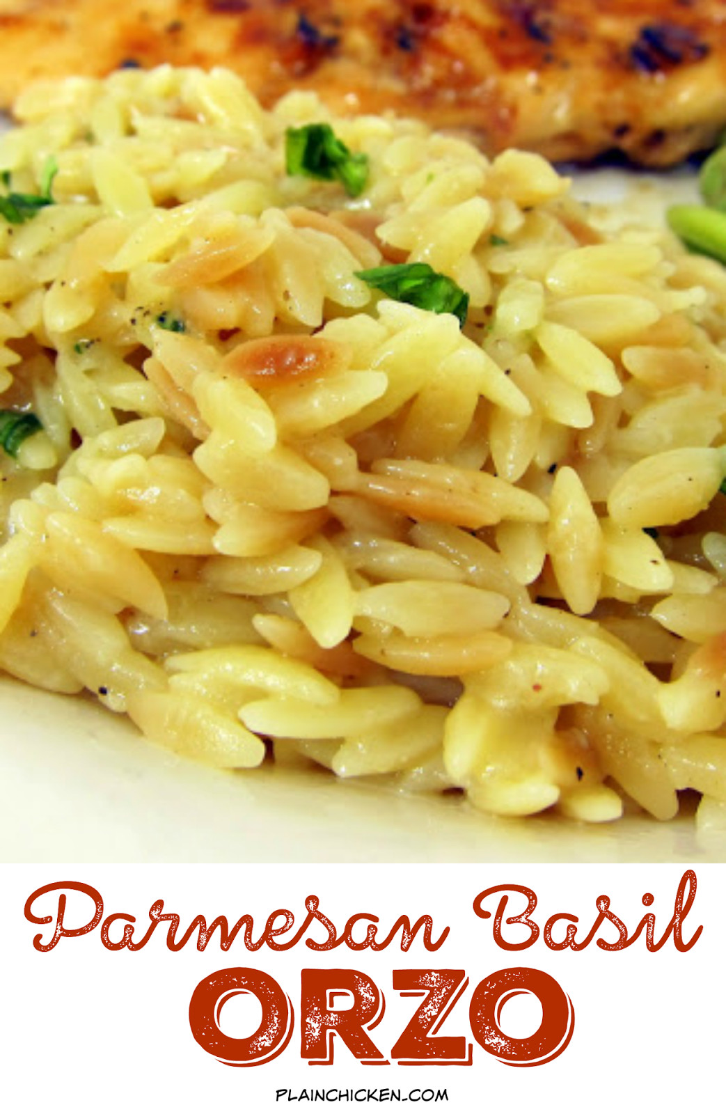 Side Dishes For Chicken Parmesan
 Parmesan Basil Orzo toss the box and make this delicious