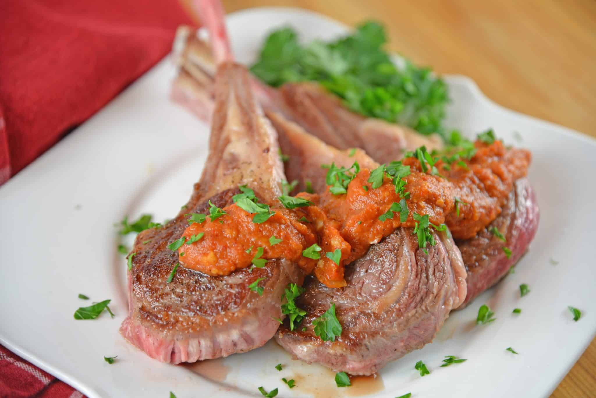 Side Dishes For Lamb Chops
 Lamb Chops with Romesco Savory Experiments