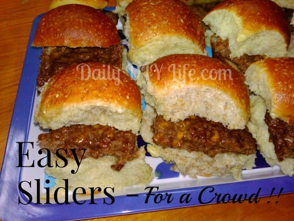 Side Dishes For Large Groups
 Easy Meals Sliders for a Crowd