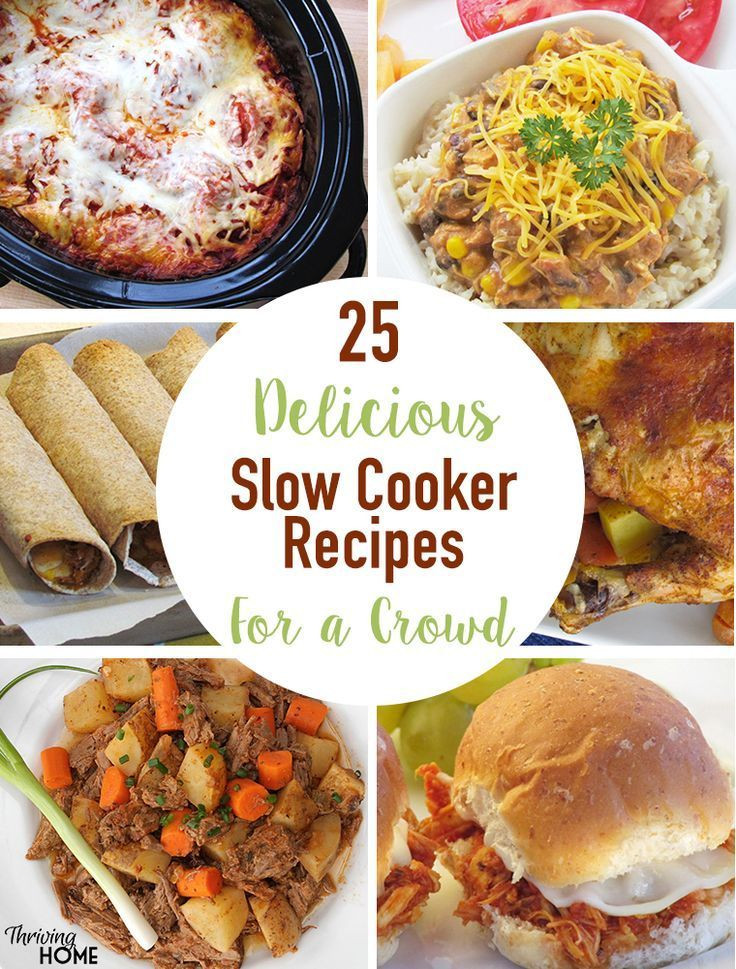 Side Dishes For Large Groups
 25 Slow Cooker Recipes for Groups of People Side Dish