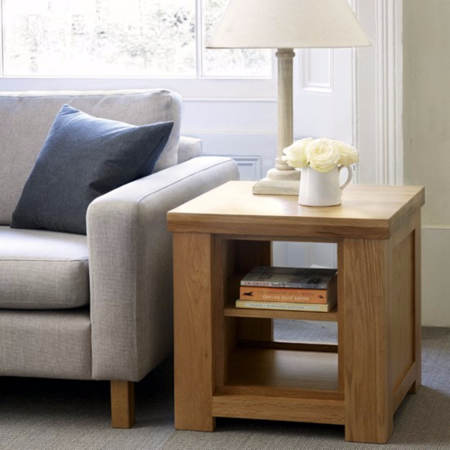 Side Table For Living Room
 Gracious Contemporary Interiors with white Coffee and Side