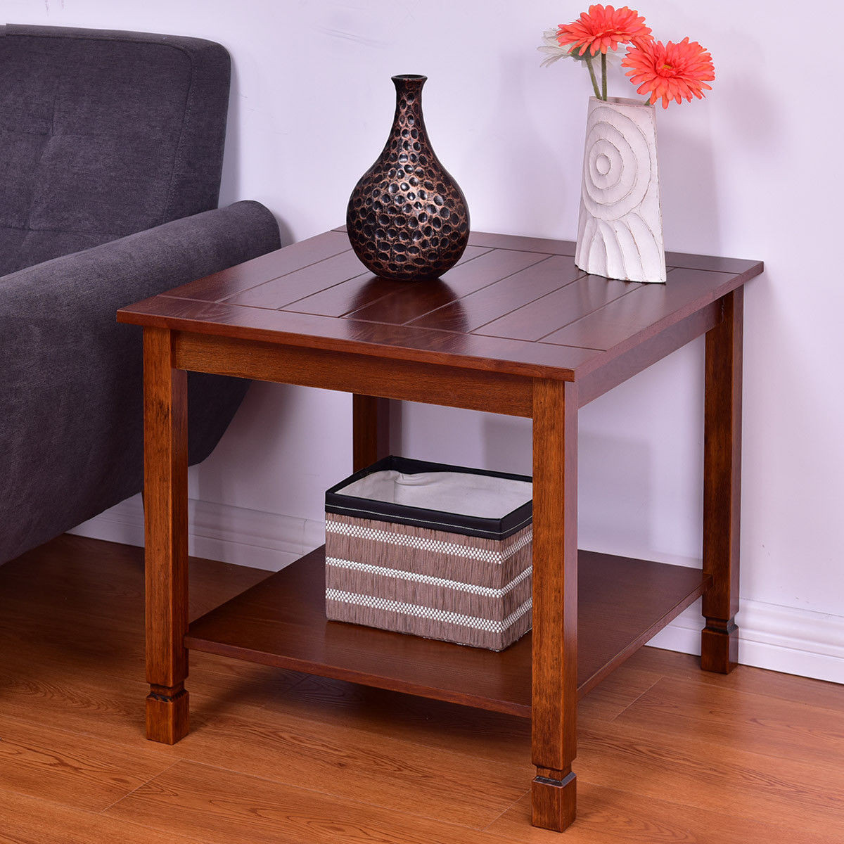 Side Table For Living Room
 Giantex Wood Side Table Living Room End Table Night Stand