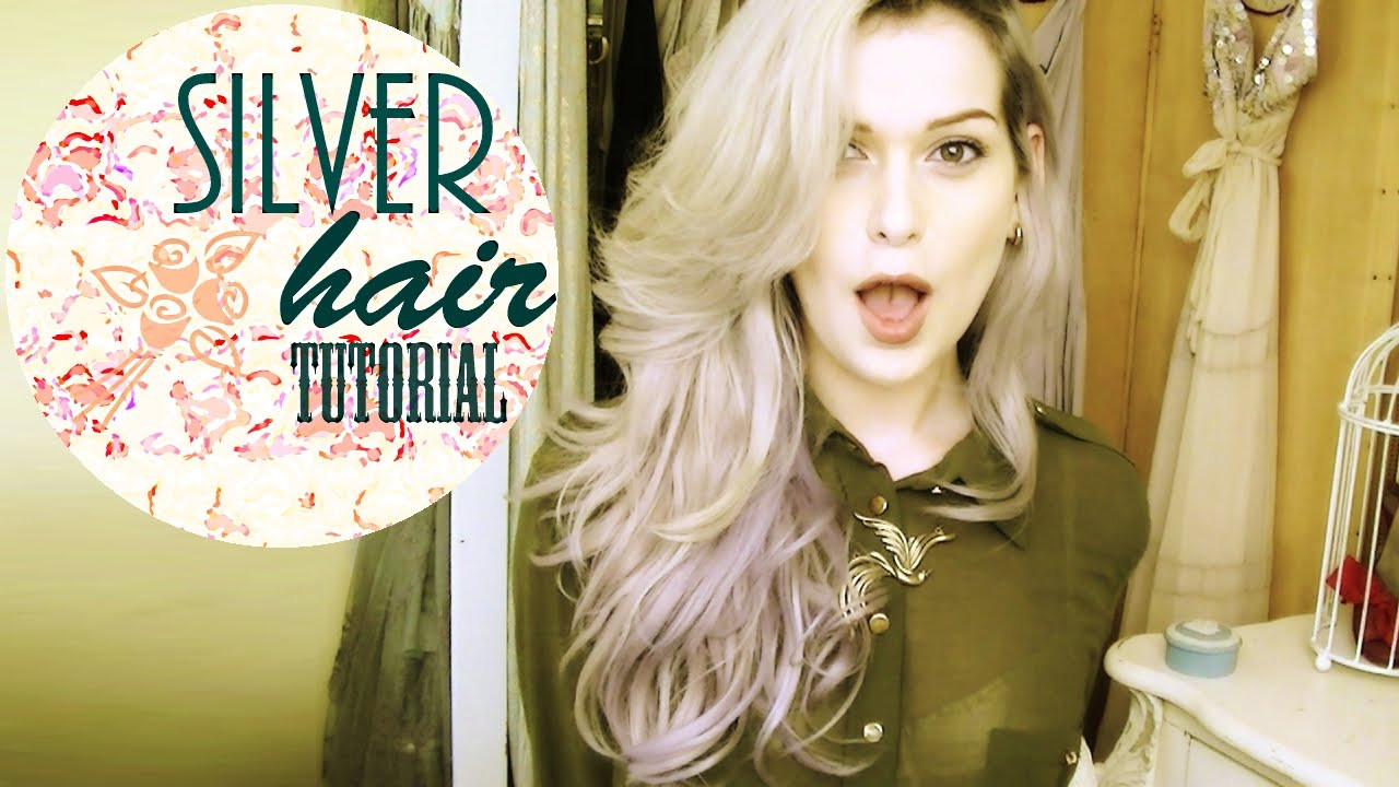 Silver Hair DIY
 HOW TO GET SILVER HAIR DIY TONER DYE