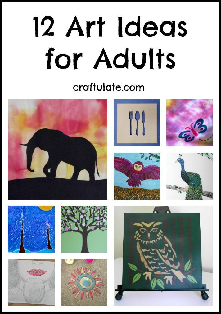 Simple Art Activities For Adults
 12 Art Ideas for Adults try these easy techniques when