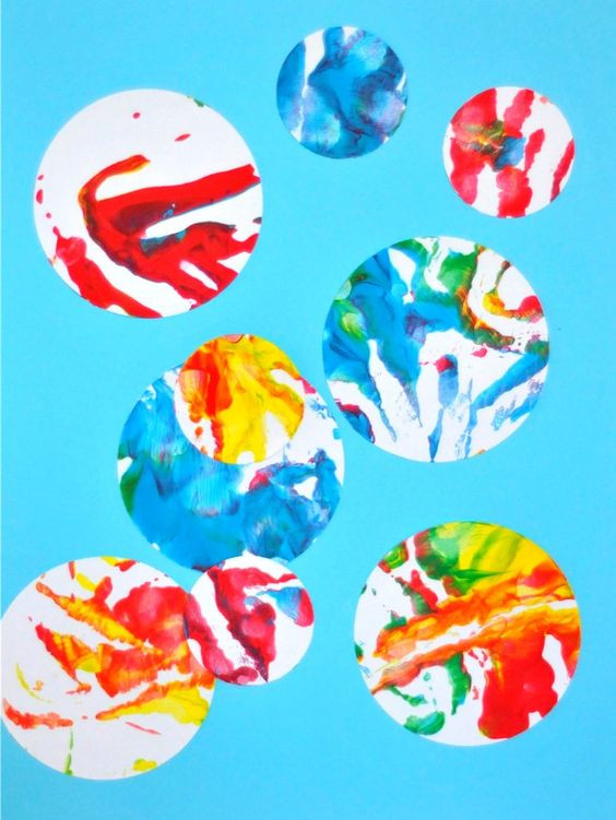 Simple Art Projects For Preschool
 Monoprinting Easy Art for Toddlers and Preschoolers