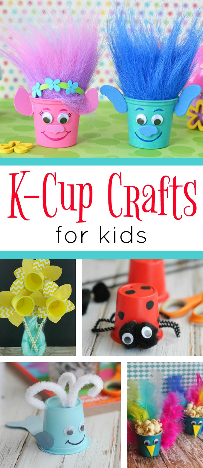 Simple Arts And Crafts For Toddlers
 K Cup Crafts for Kids Recycling Keurig K Cups the Fun Way