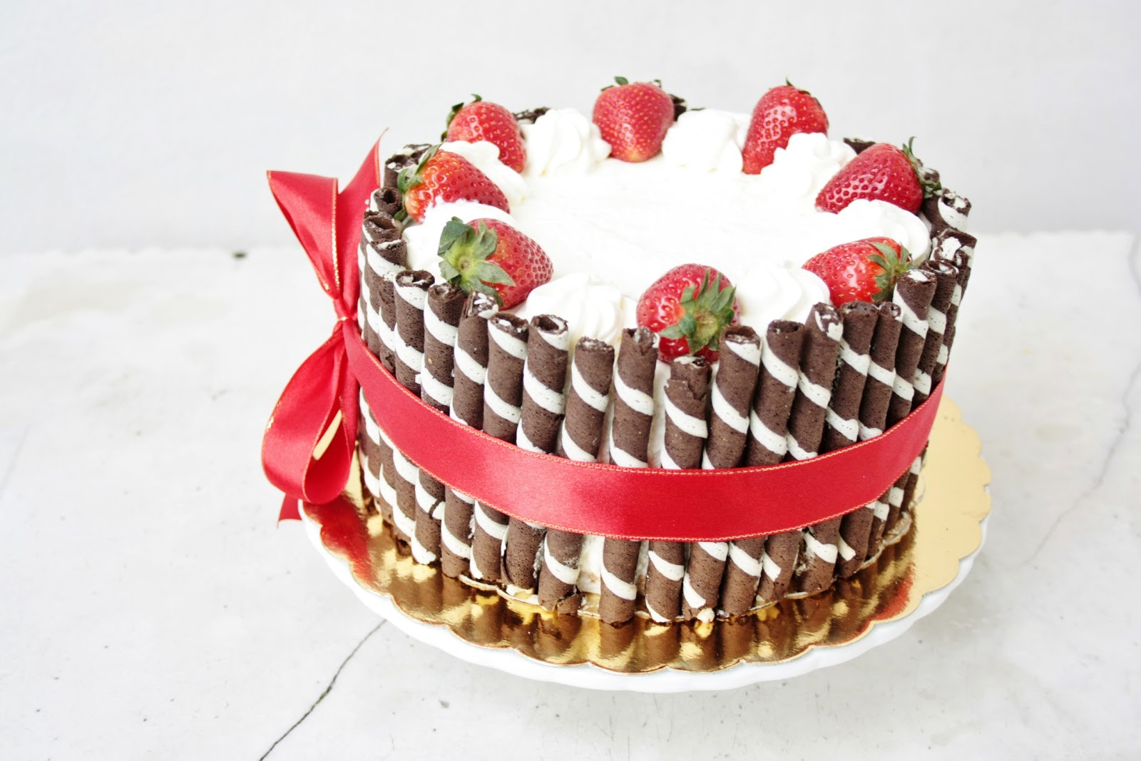 Simple Birthday Cake Recipe
 everything is poetry strawberry & cream birthday cake