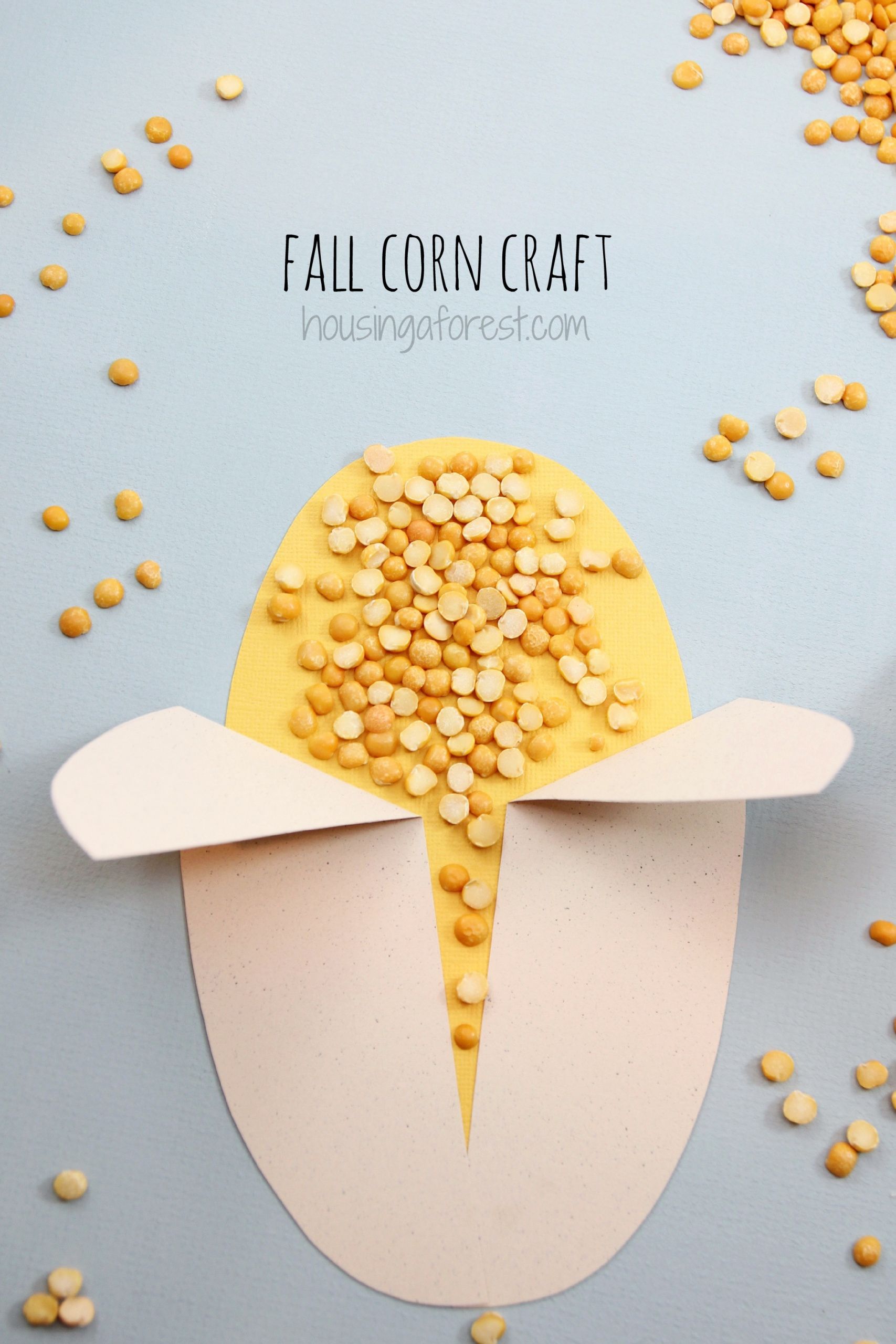 Simple Craft For Preschoolers
 Easy Corn Craft