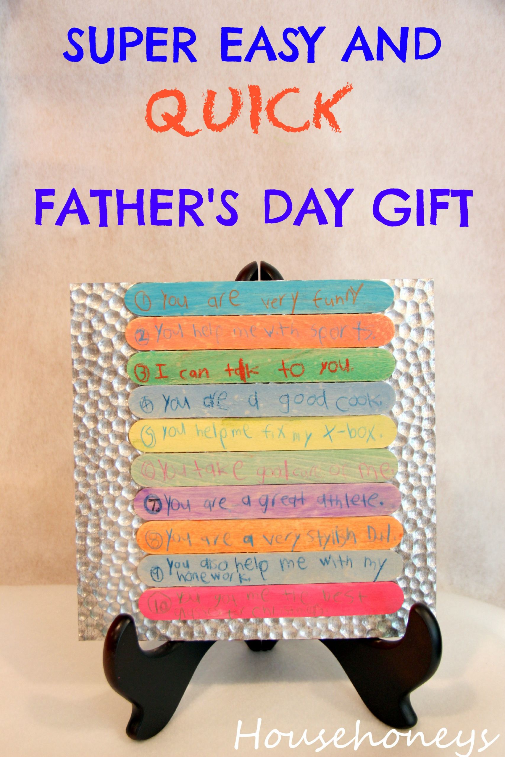 Simple Fathers Day Gift Ideas
 Easy Father s Day Gift