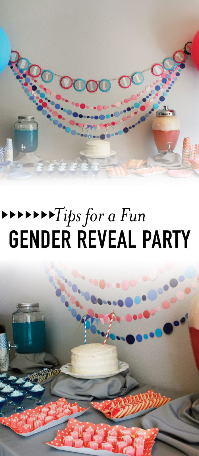 Simple Gender Reveal Party Ideas
 Tips for a DIY Gender Reveal Party