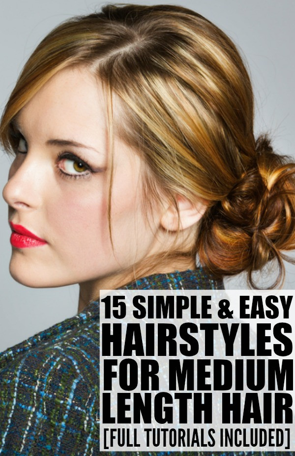 Top 24 Simple Haircuts for Medium Hair - Home, Family, Style and Art Ideas