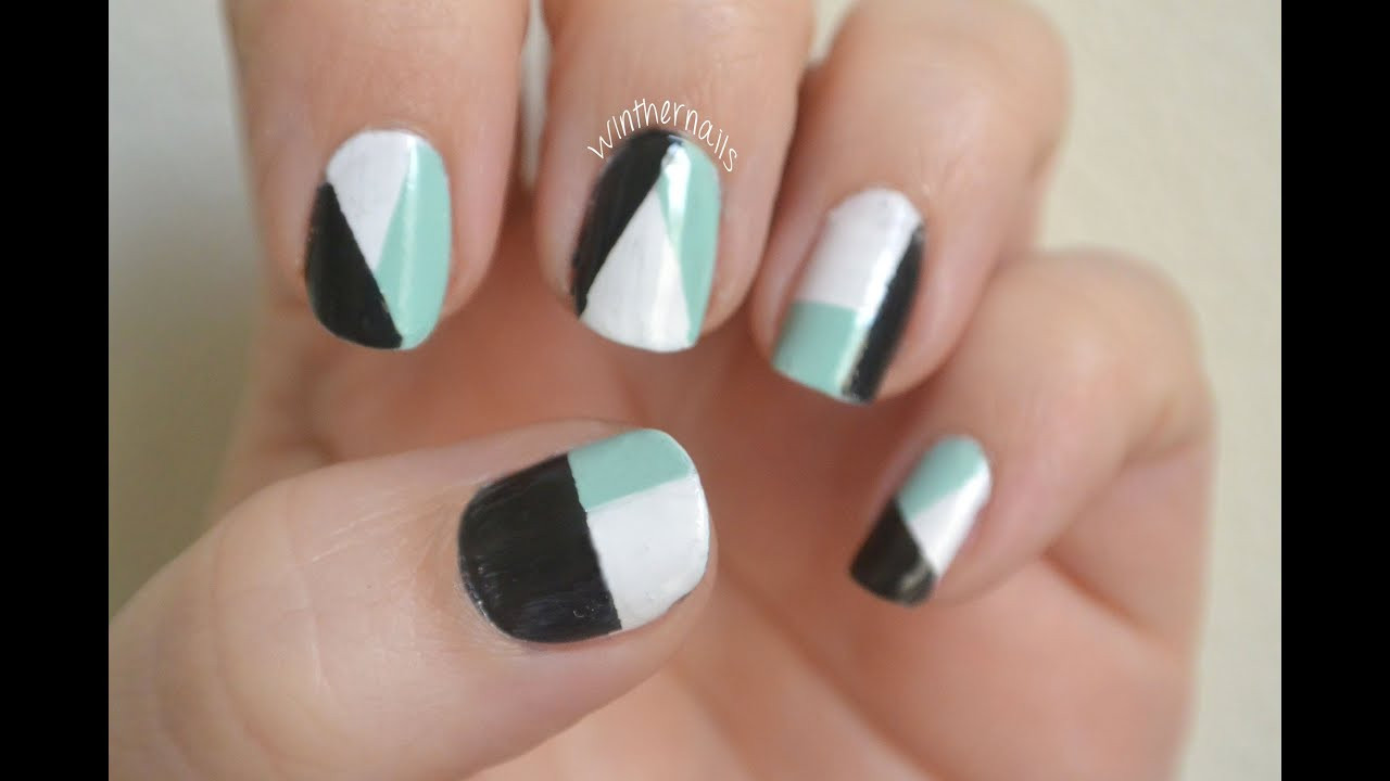 Simple Nail Colors
 Easy and Simple Nail Art Color blocking with tape