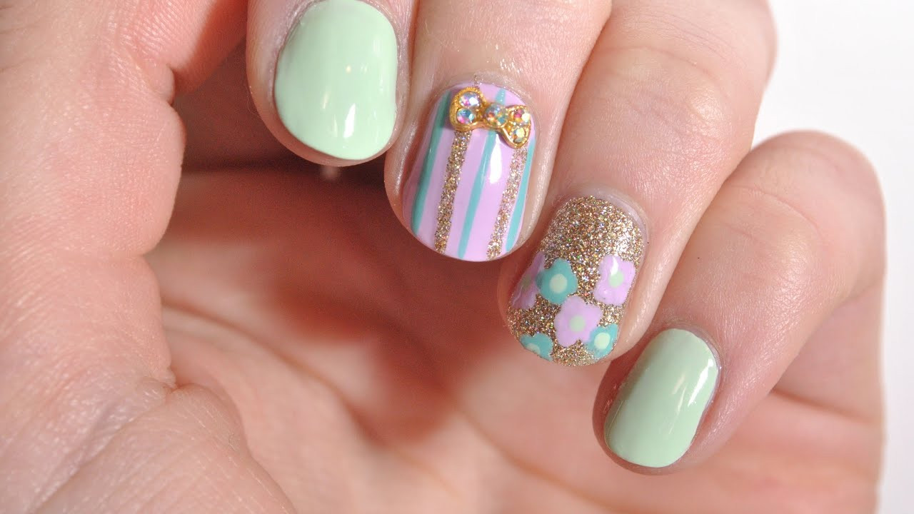 Simple Nail Colors
 Cute and Easy Spring Nails