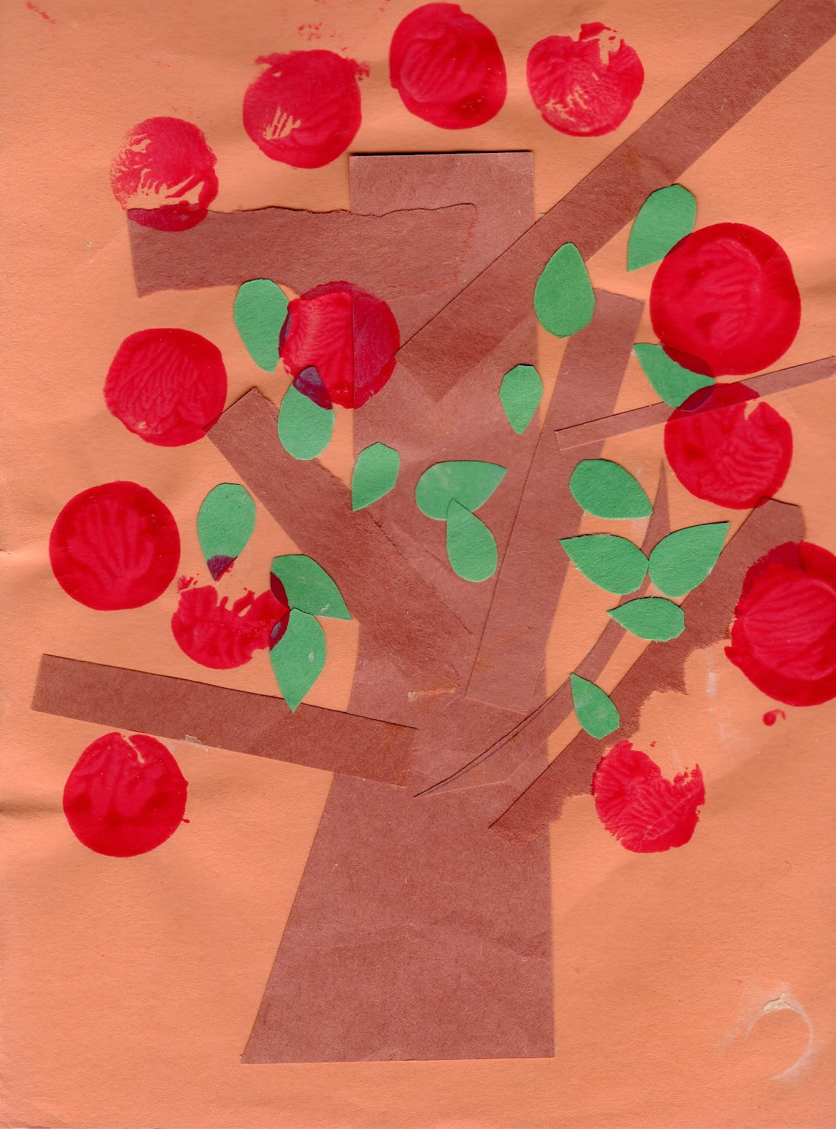 Simple Preschool Crafts
 Preschool Crafts for Kids Easy Apple Tree Paper Craft