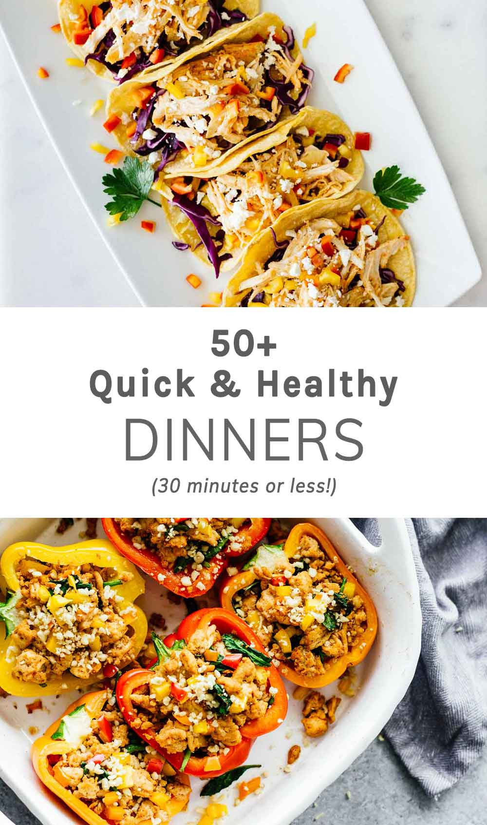 Simple Recipes For Dinner
 50 Quick Healthy Dinners 30 Minutes Less Jar Lemons