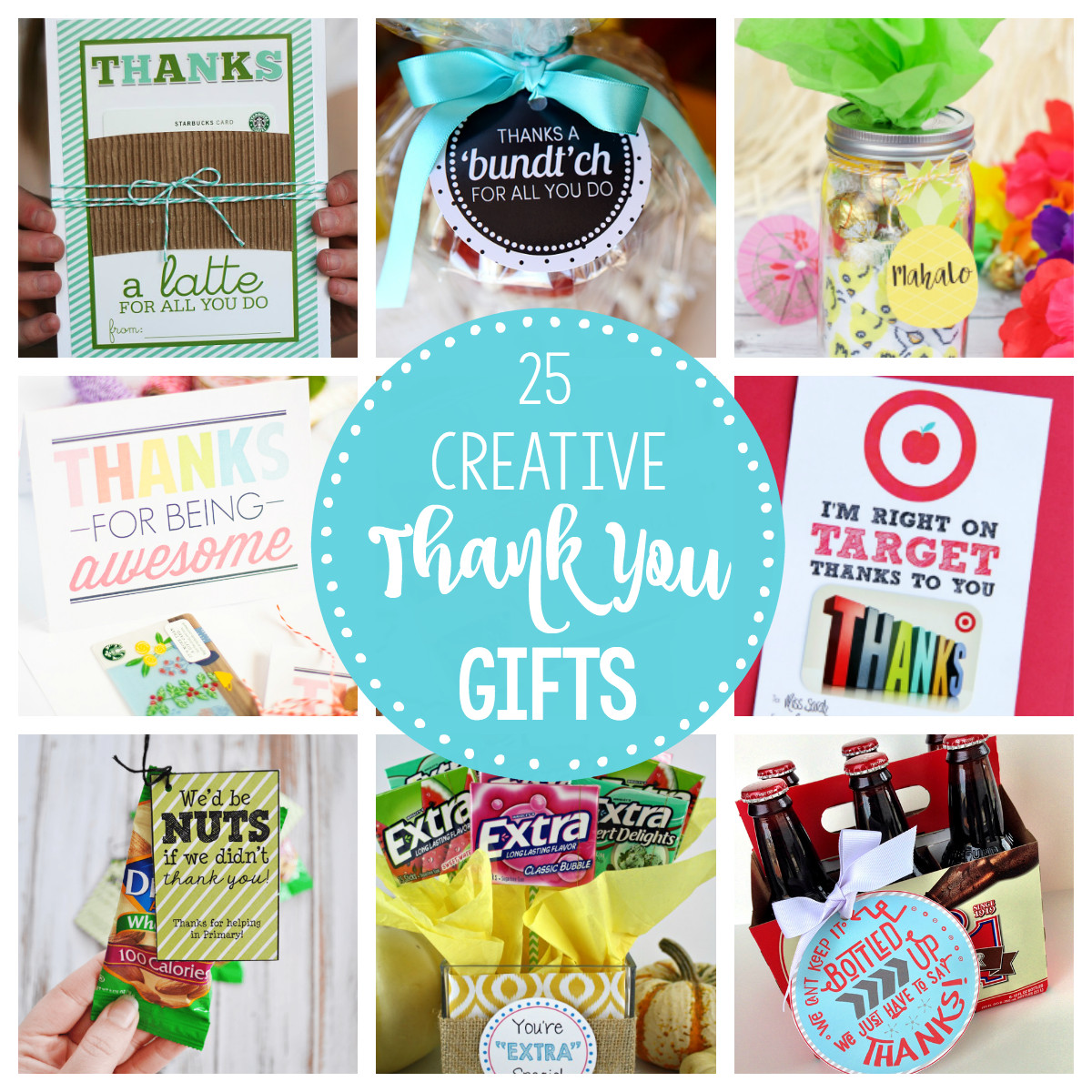 Simple Thank You Gift Ideas
 25 Creative & Unique Thank You Gifts – Fun Squared
