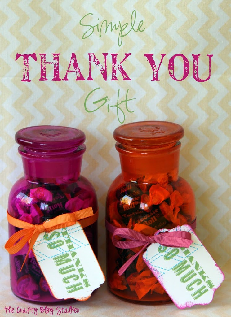 Simple Thank You Gift Ideas
 Simple Thank You Gift The Crafty Blog Stalker