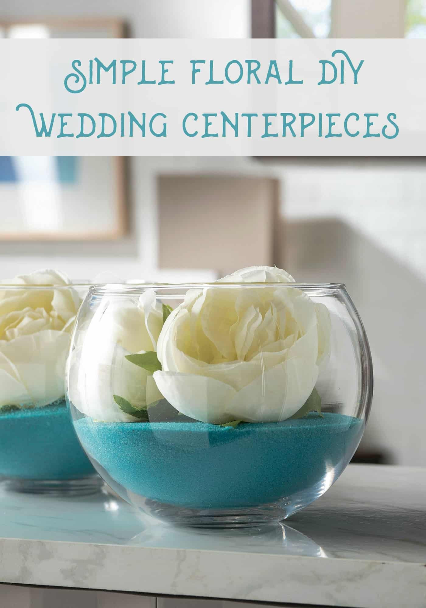 Simple Wedding Centerpieces DIY
 Quick Floral DIY Wedding Centerpieces diycandy