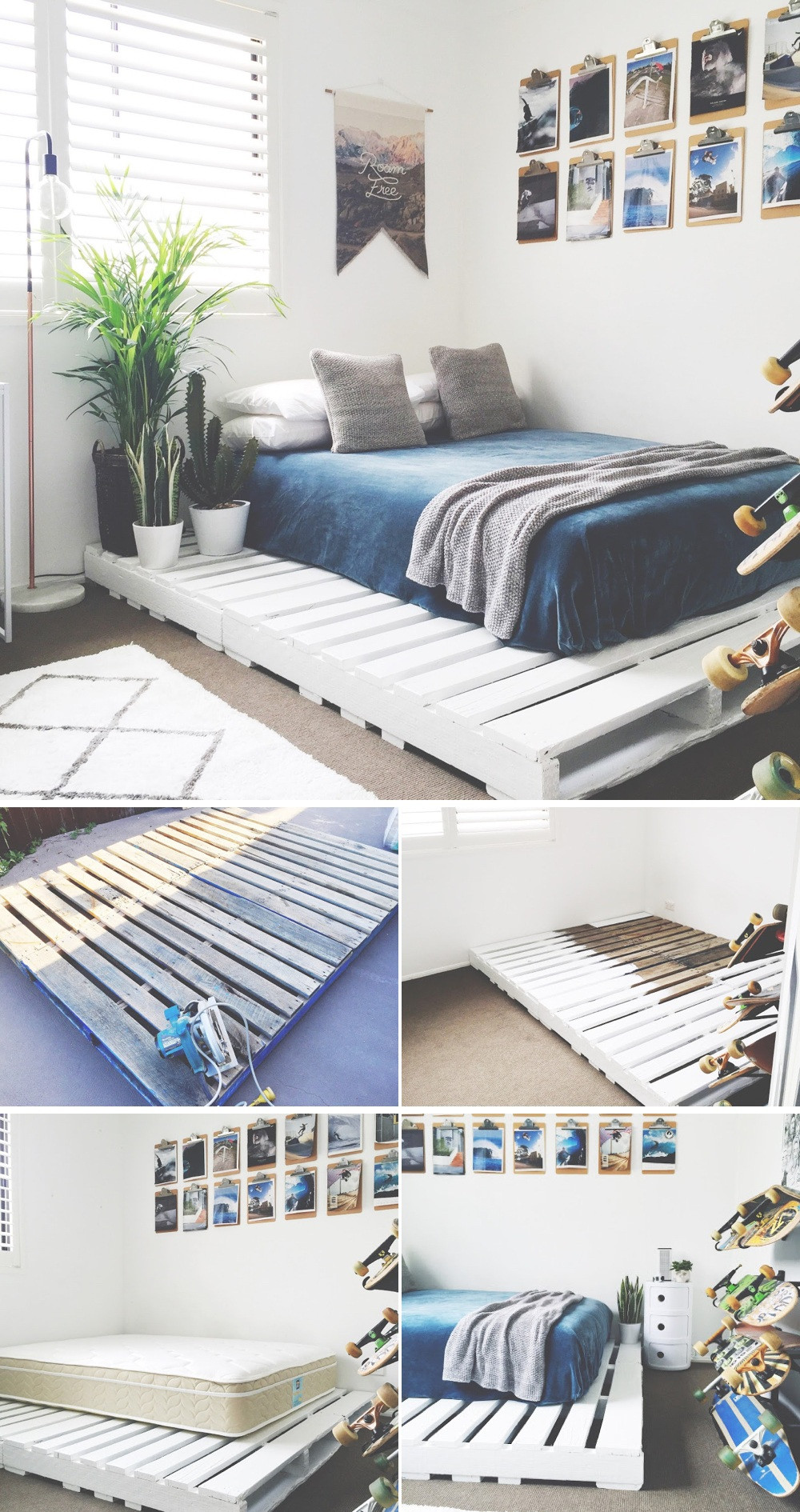 Simple Wood Bed Frame DIY
 36 Easy DIY Bed Frame Projects to Upgrade Your Bedroom