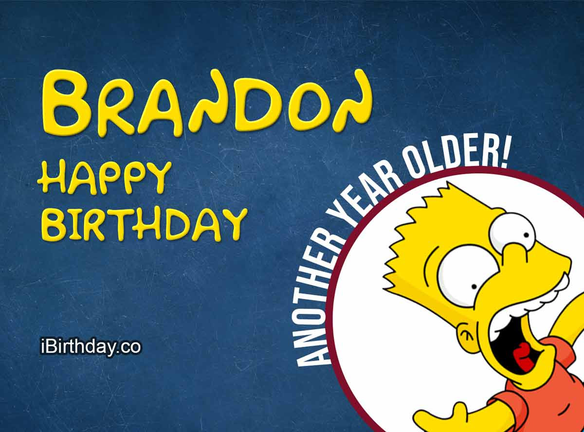 Simpsons Birthday Quotes
 Brandon Bart Simpson Birthday Meme Happy Birthday