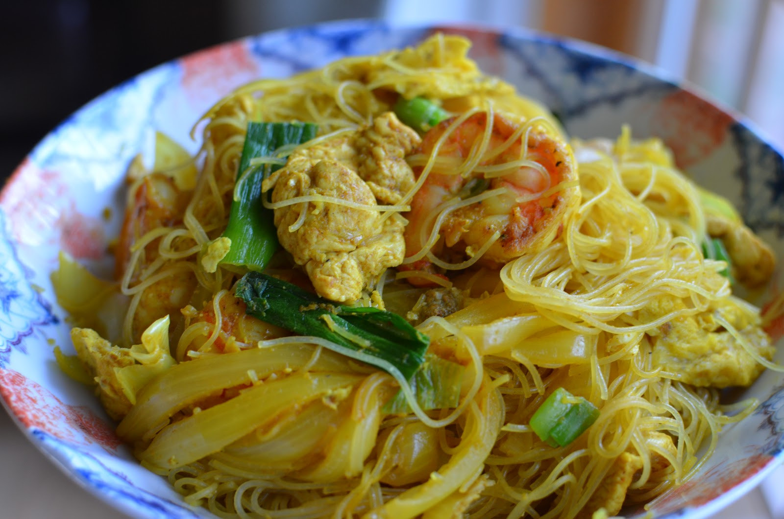 Singapore Rice Noodles
 Playing with Flour Singapore curry rice noodles