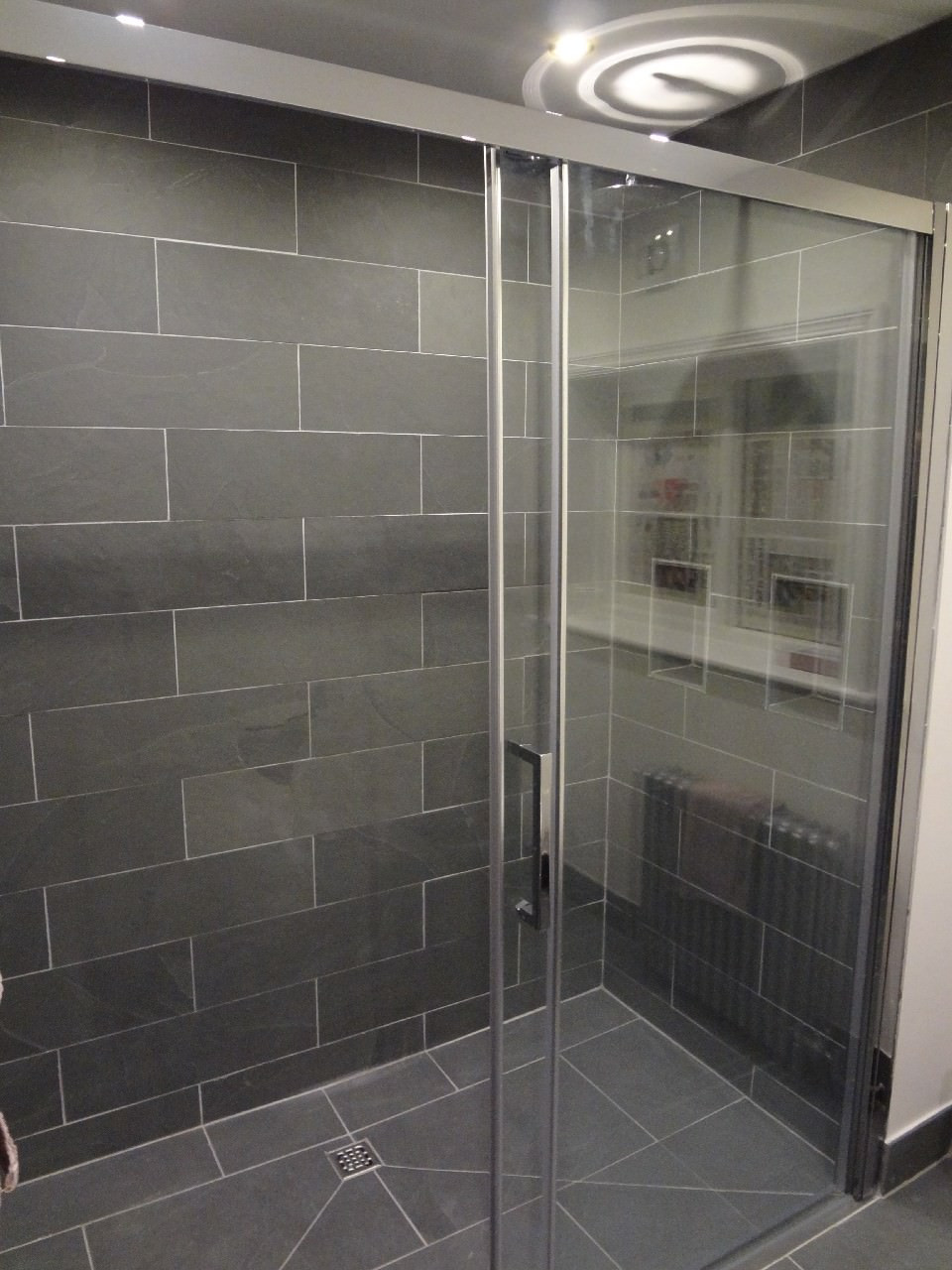 Slate Tile Bathroom Ideas
 Fantastic Bathrooms just finished in Grey Slate and