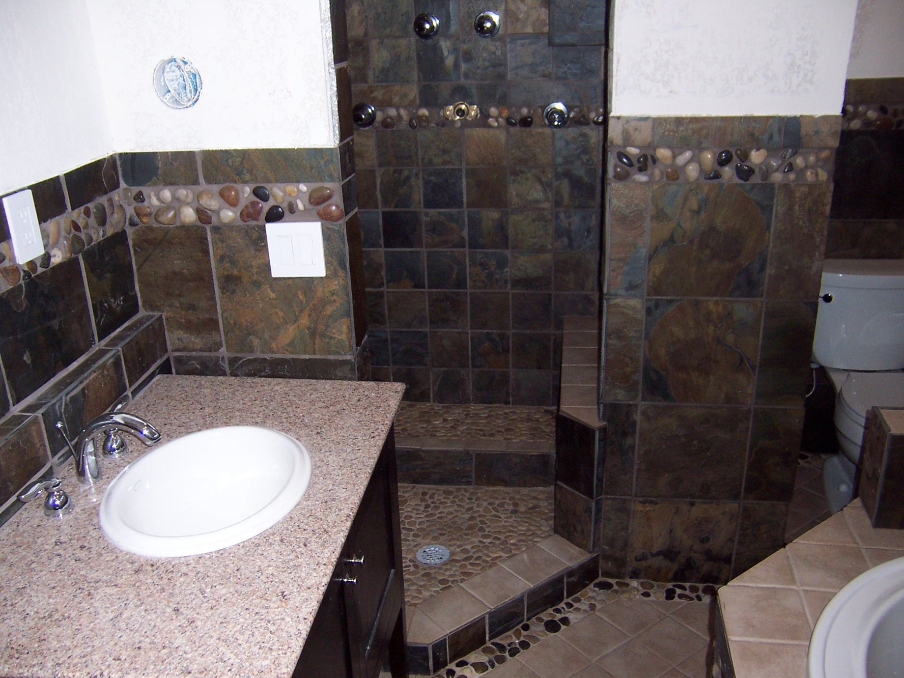 Slate Tile Bathroom Ideas
 Slate Bathroom Remodel