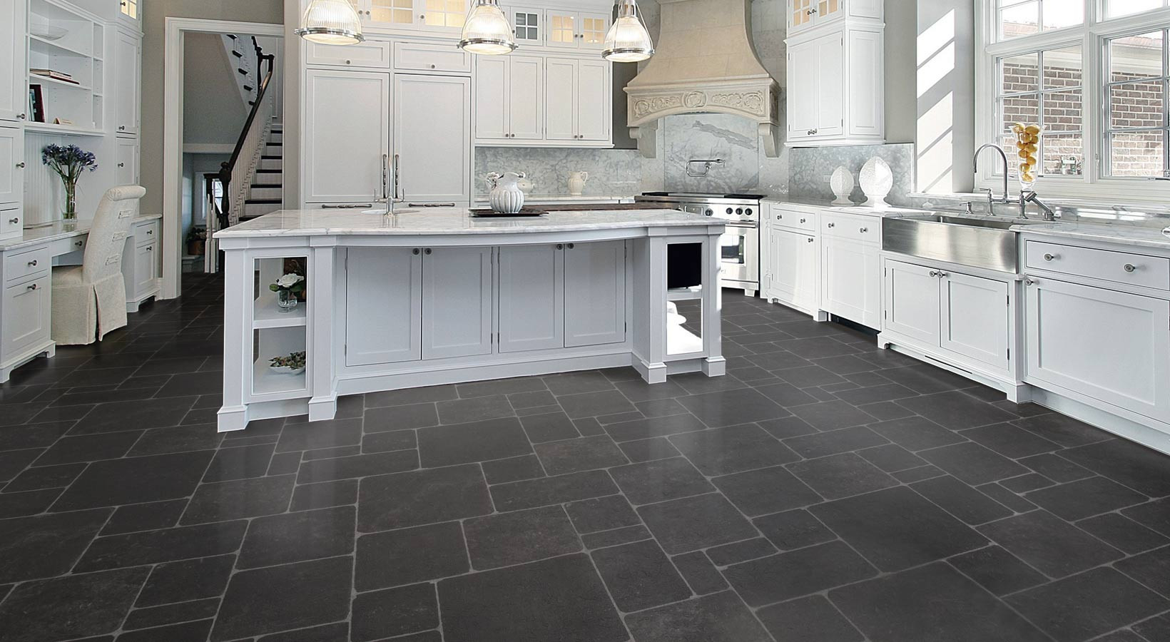 Slate Tile Kitchen
 20 Trendy Slate Kitchen Floor Tiles – Home Family Style
