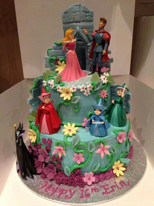 Sleeping Beauty Birthday Cake
 28 best images about Sleeping beauty 3rd bday party on