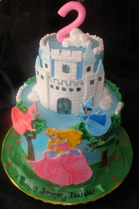 Sleeping Beauty Birthday Cake
 Sweet Catastrophe Isabelle s Sleeping Beauty Cake